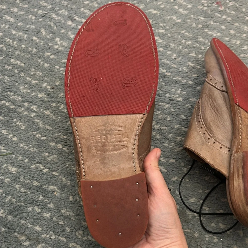 BED|STU Matilda Brown Leather Mules 10 - Picture 7 of 7